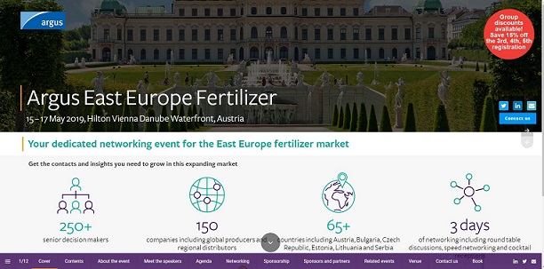Fertilizer East Europe 2019 Brochure